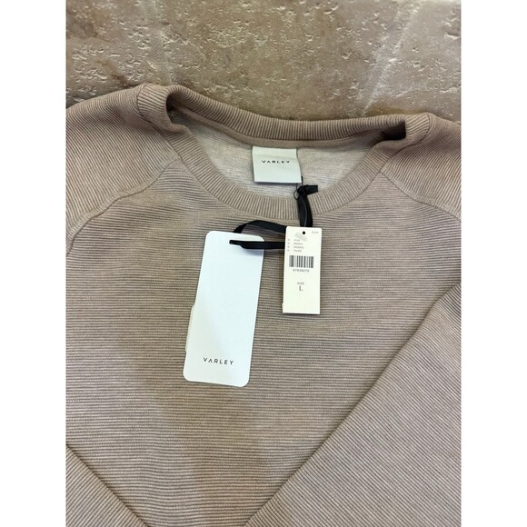 Varley Manning Sweat NWT Taupe Marl Size L - Picture 6 of 7
